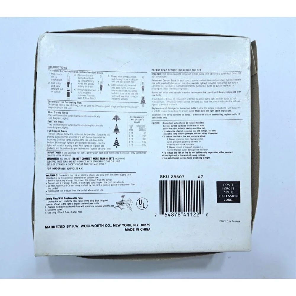 Vintage Woolworths 11 Light 6